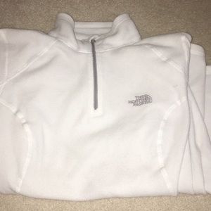 North Face fleece 3/4 zip long sleeves